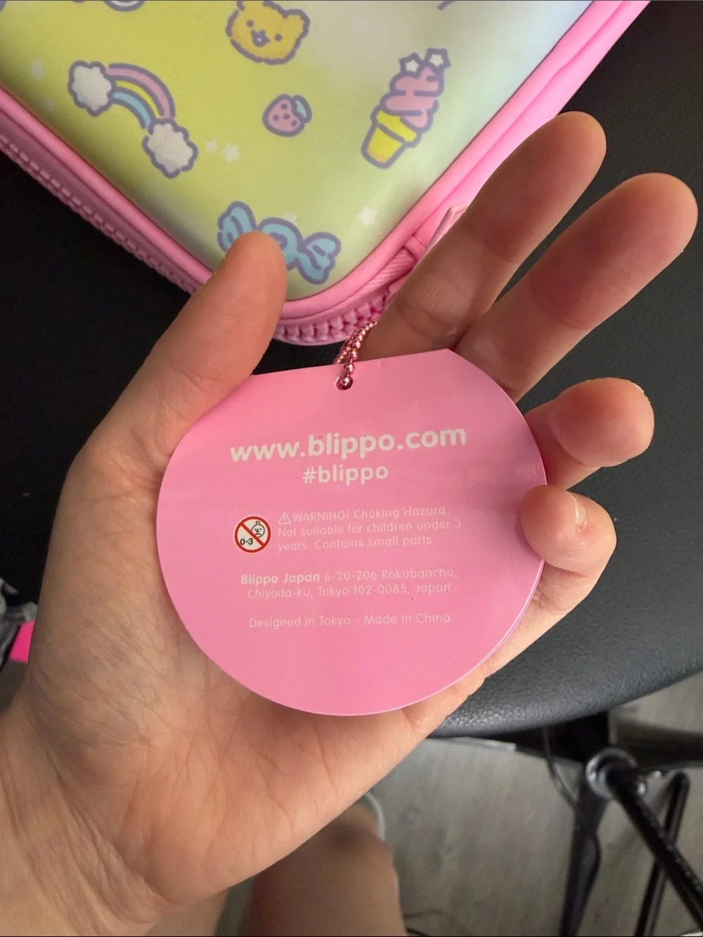 Blippo harajuku kawaii ice cream pink pencil case